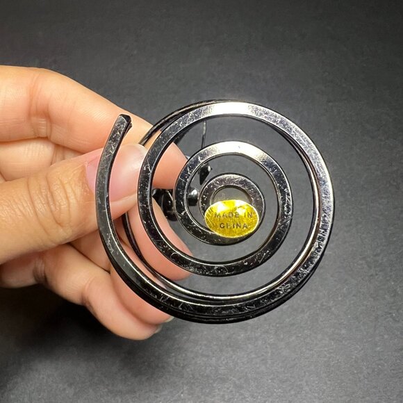 Avon Green Jewel Daisy Flower Swirled Wired Tealight Candle Holder 3.25" - Picture 6 of 6